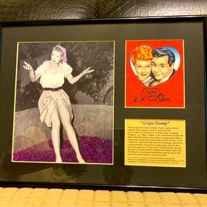 I Love Lucy - matted limited edition lithograph
